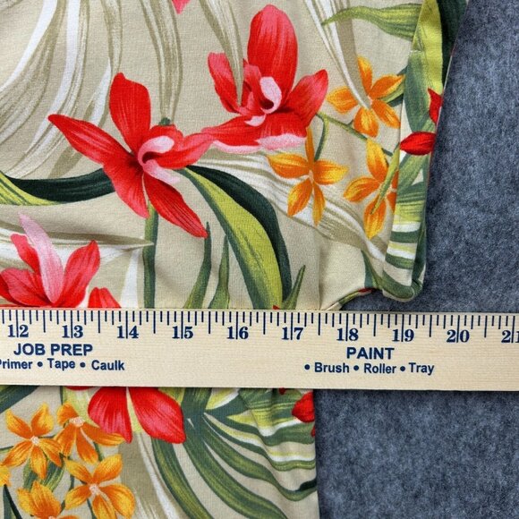 Tommy Bahama Kauai Calli Cove Short Sleeve Shirt Women's Size XS Travertine NWT - Picture 8 of 10